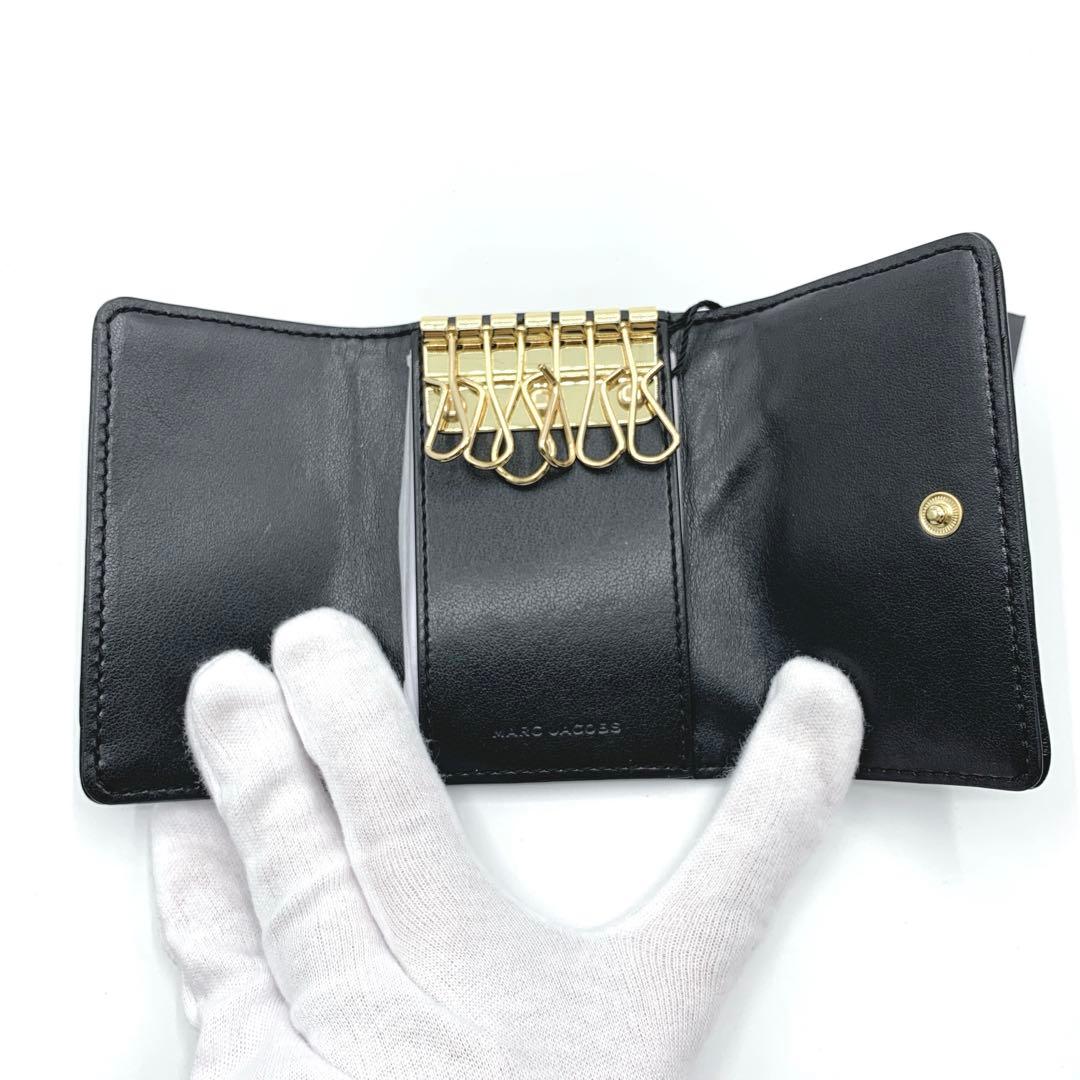 未使用　MARC JACOBS　マークジェイコブス　6連　キーケース　ブラック