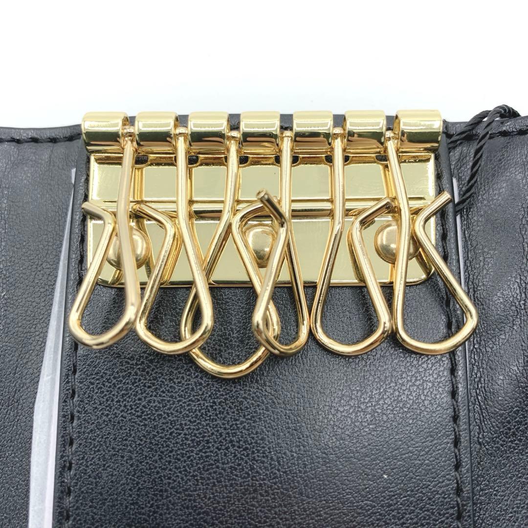 未使用　MARC JACOBS　マークジェイコブス　6連　キーケース　ブラック