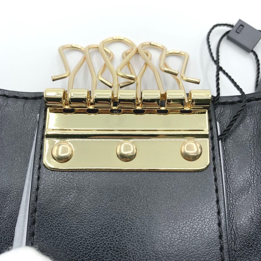 未使用　MARC JACOBS　マークジェイコブス　6連　キーケース　ブラック