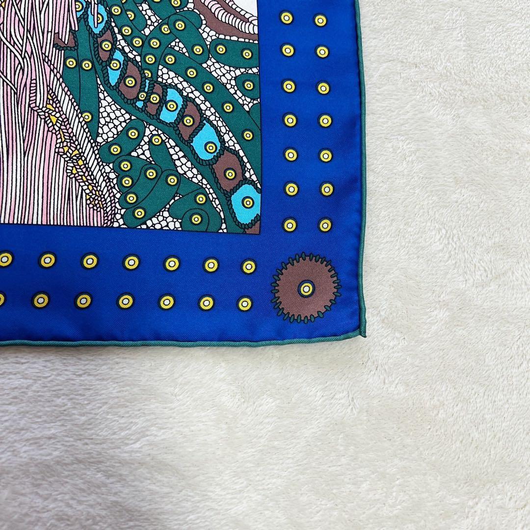 美品　エルメス HERMES カレ90 スカーフ 高官の鞍