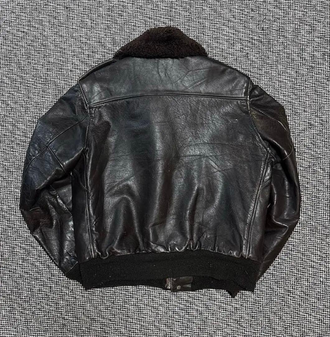 70s schoot G-1 フライトジャケットsize42 TALON 裏ボア