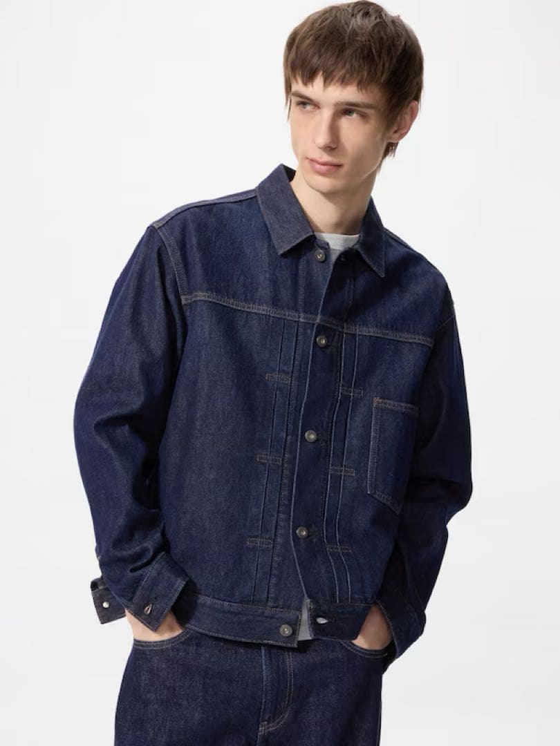 UNIQLO デニムトラッカージャケット L 新品