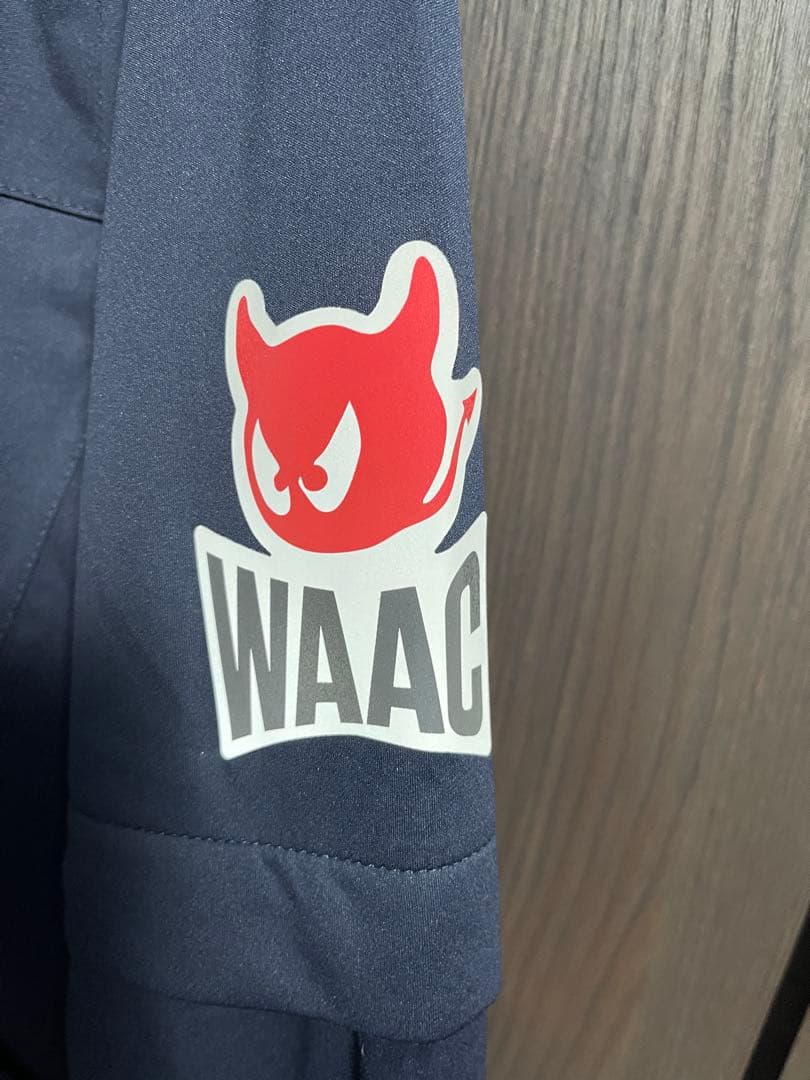 【新品未使用】WAAC ワック　ゴルフ　レイン　ジャケット　ウェア　S 紺色