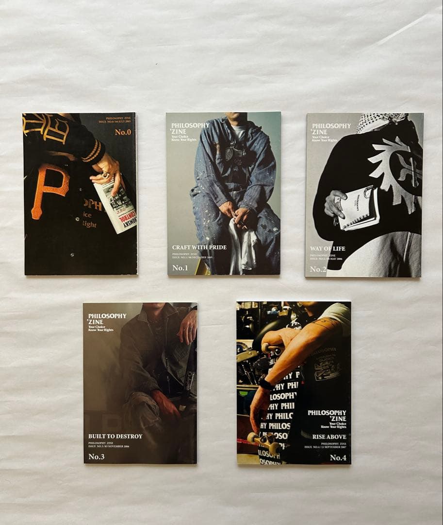 philosophy zine 0〜4 5冊