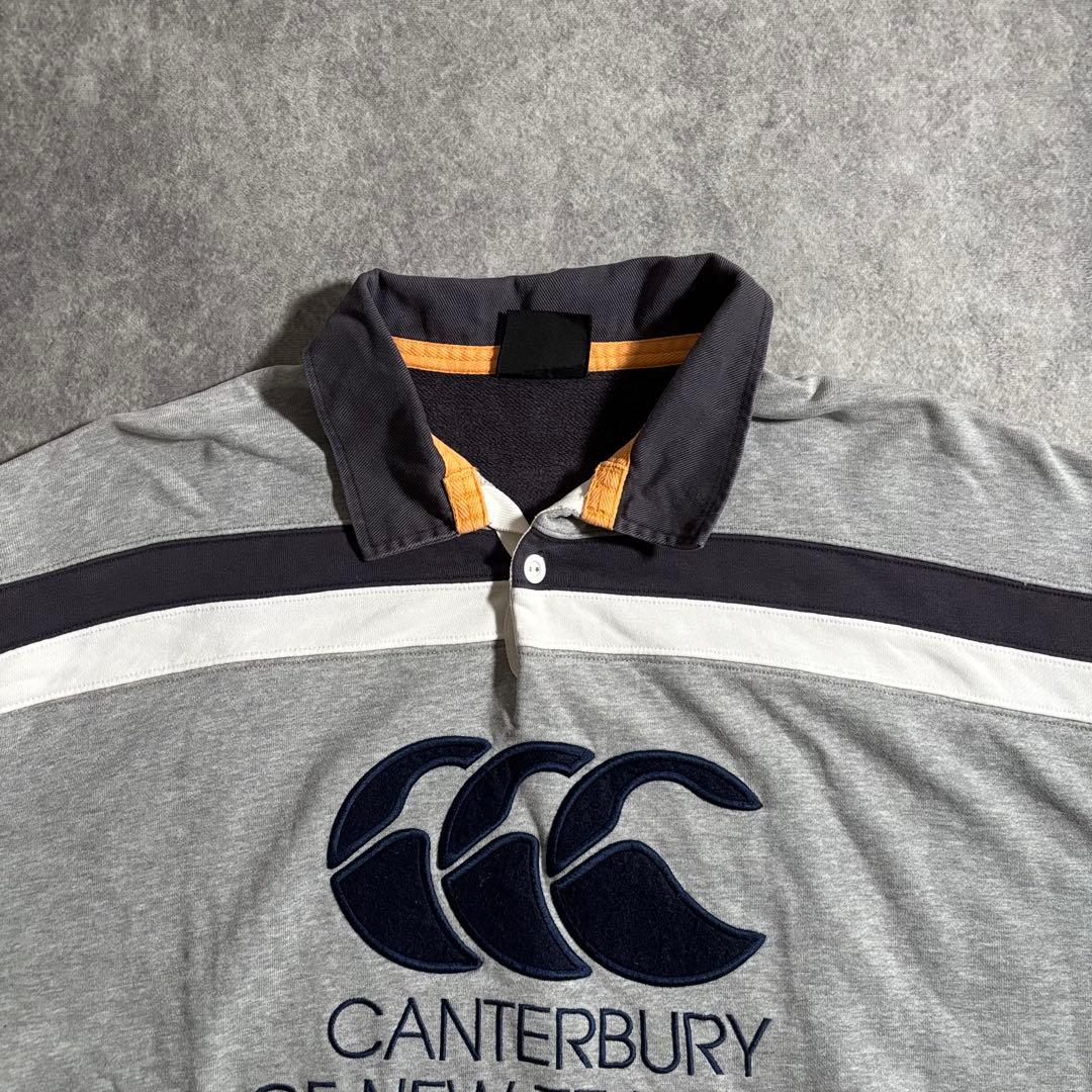 Canterbury シャツ 刺繍ロゴ 00s シティーボーイ グランジ 平成