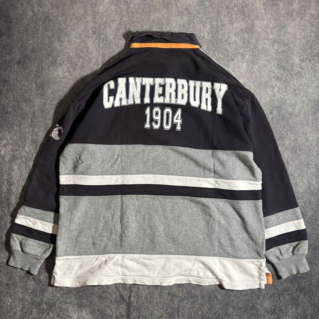 Canterbury シャツ 刺繍ロゴ 00s シティーボーイ グランジ 平成