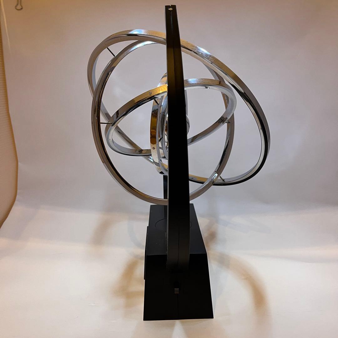 【昭和レトロ】キネティックアート COSMOS 14/95 時計付き 動作品