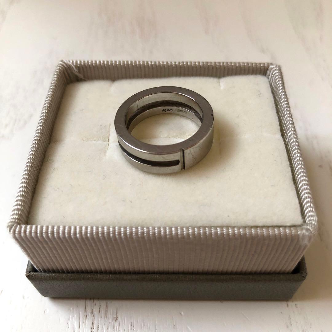【ゆーくんさん専用】vintage GUCCI ヴィンテージグッチシルバーリング