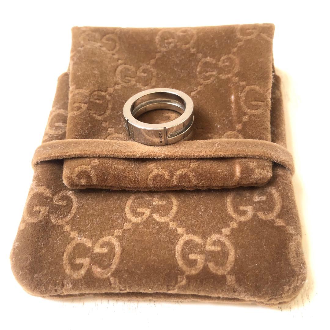 【ゆーくんさん専用】vintage GUCCI ヴィンテージグッチシルバーリング