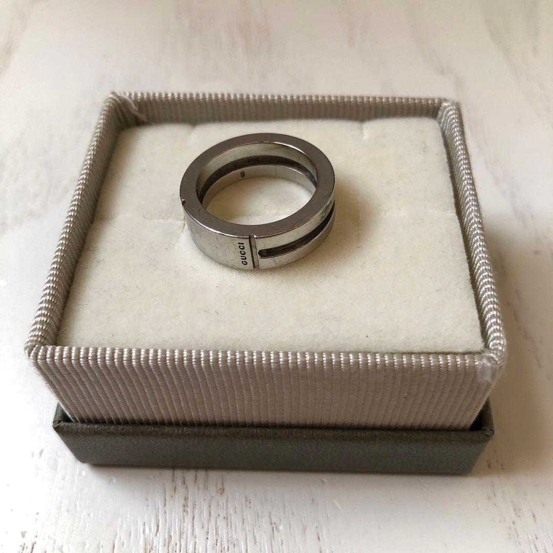 【ゆーくんさん専用】vintage GUCCI ヴィンテージグッチシルバーリング