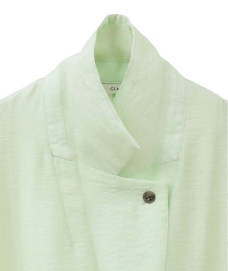 【未使用品】CLANE クラネ SHEER TAILORED SHIRT ミント