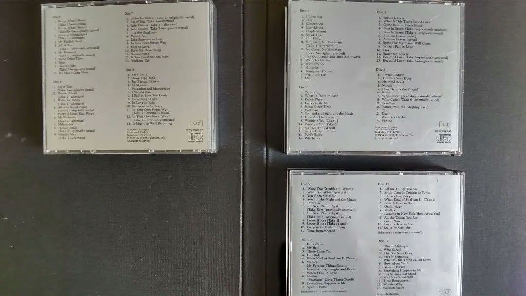 ジャズピアノ Bill Evans complete CD 11枚