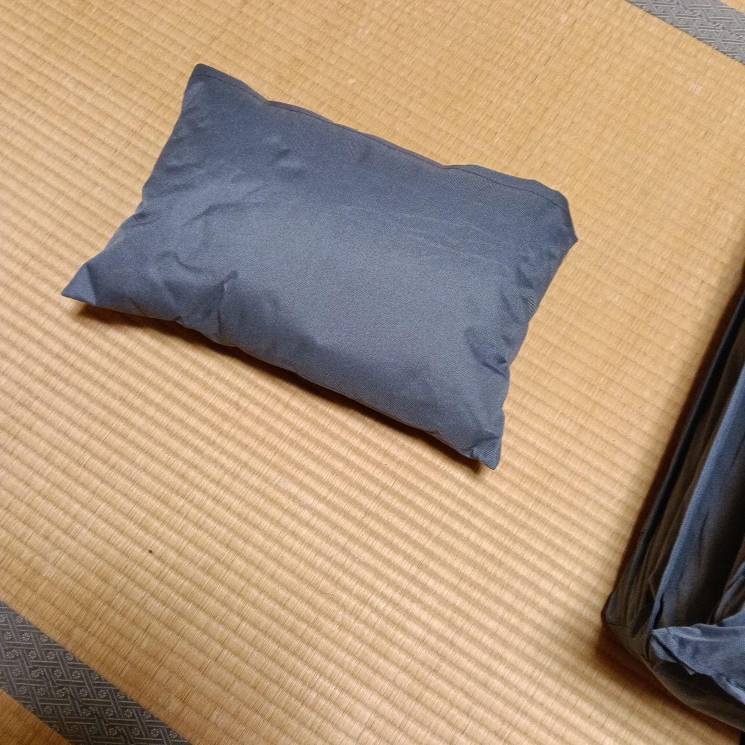 グレー スリーピングマットと枕セット