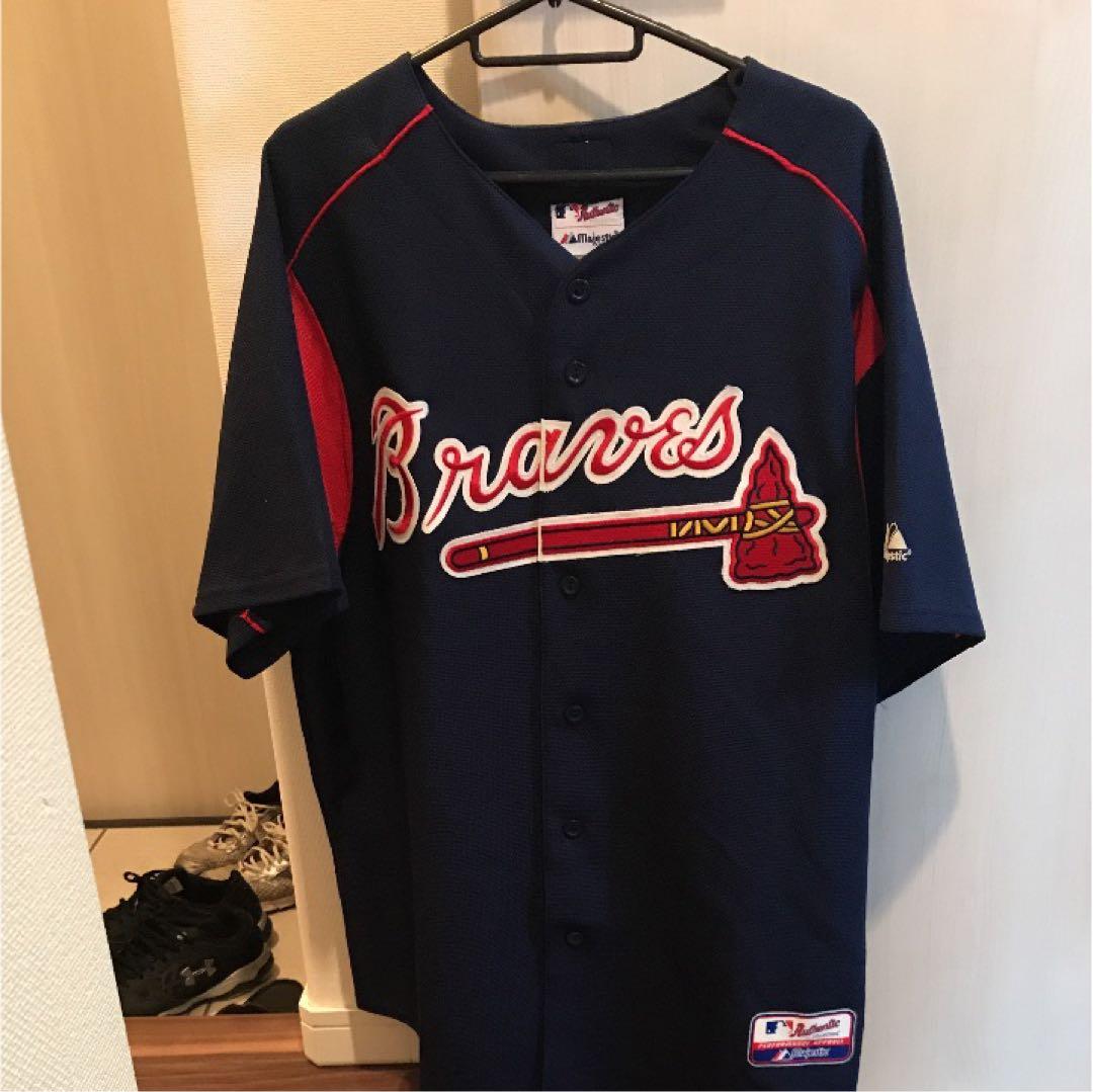 アトランタブレーブスベースボールシャツL