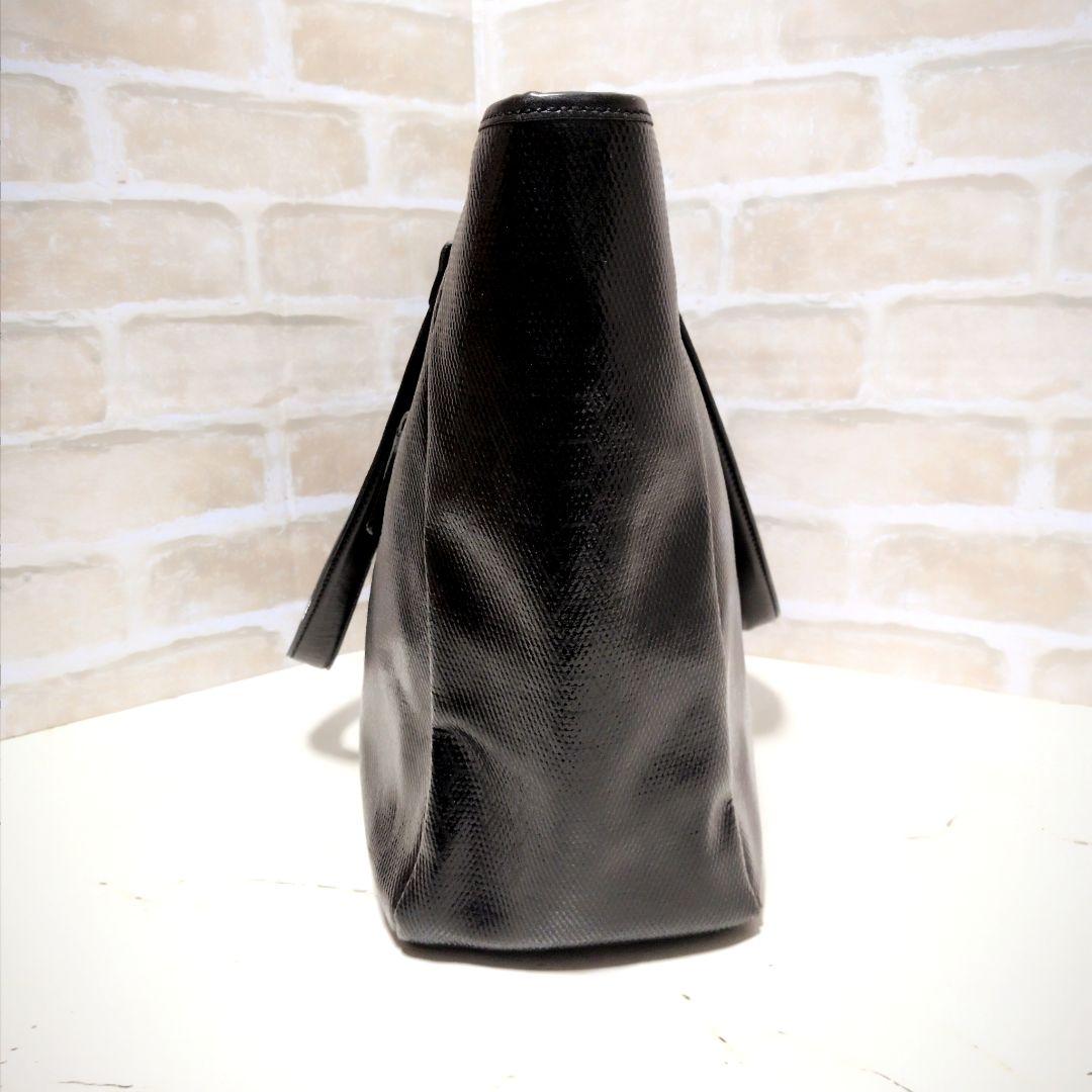 ★aniary【アニアリ】激レア ハニカム柄 PVC トートバッグ 黒系 良品
