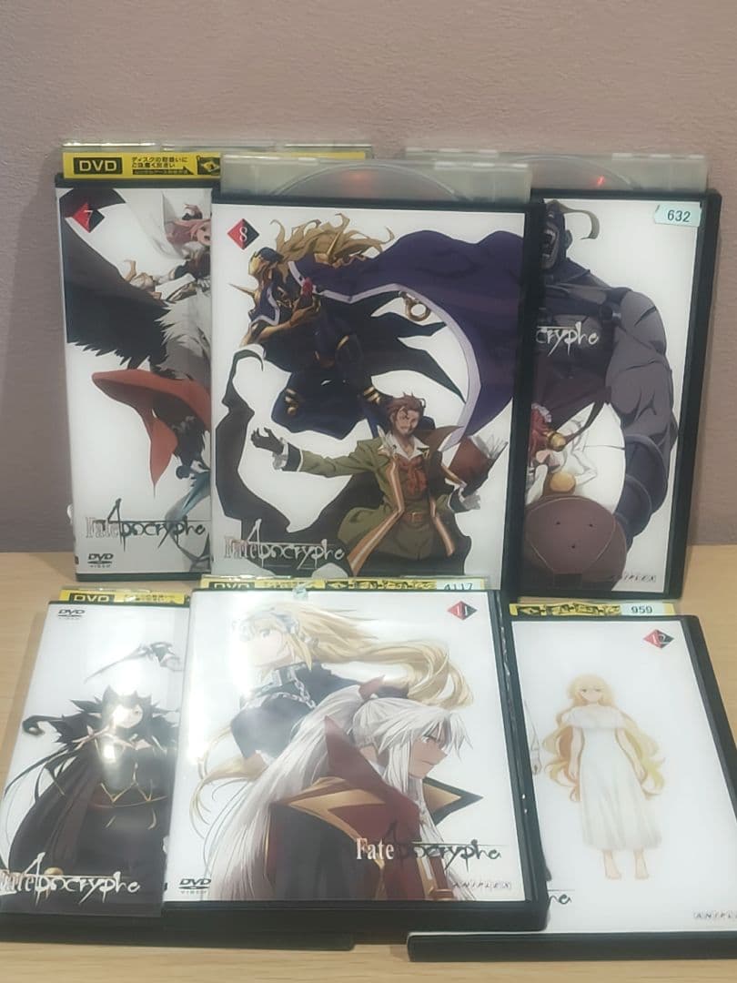 匿名配送　全12巻　Fate/Apocrypha DVD おまけ付き♪