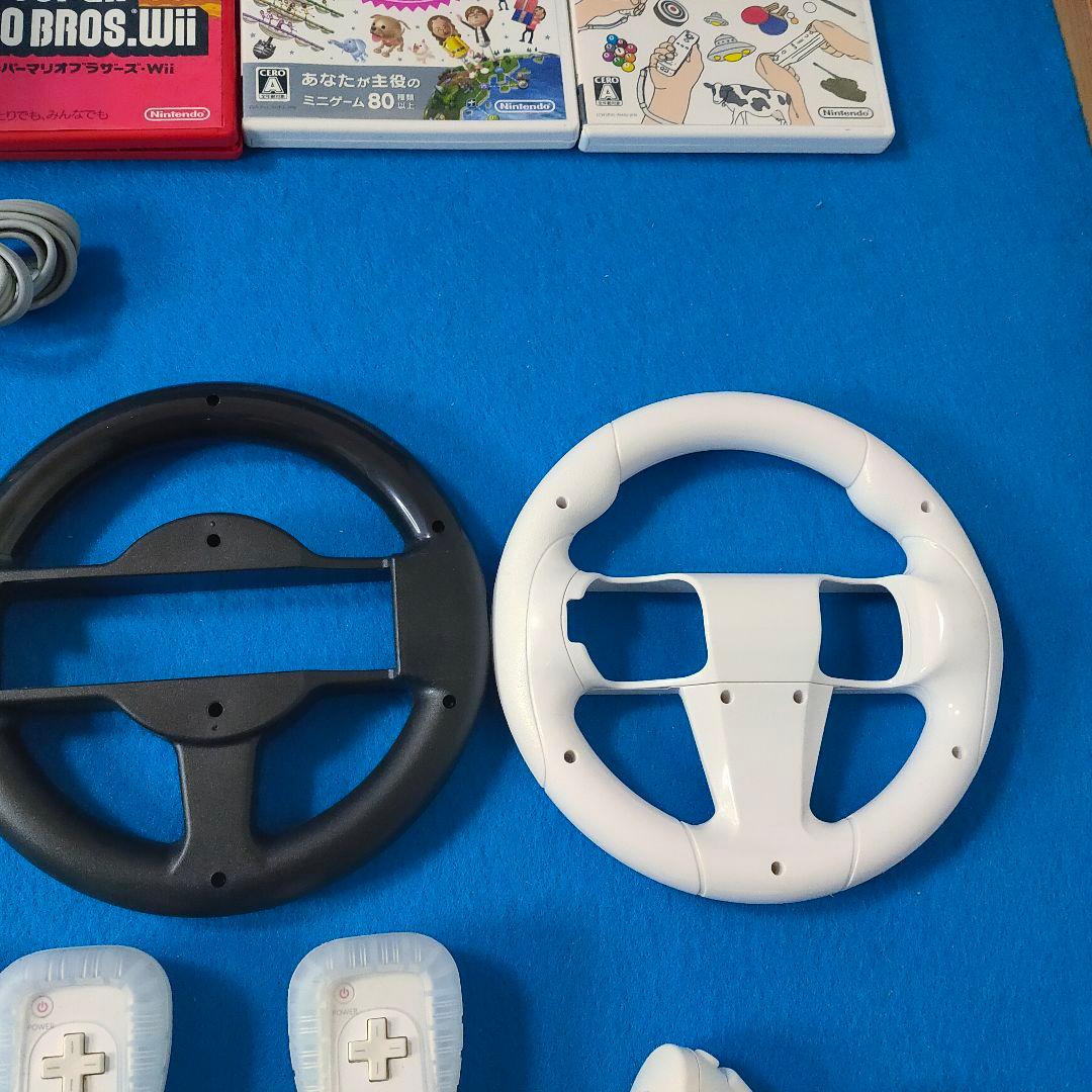 豪華 4人で遊ぶ♪ マリオカート 本体一式 Wiiparty Wiiスポーツ