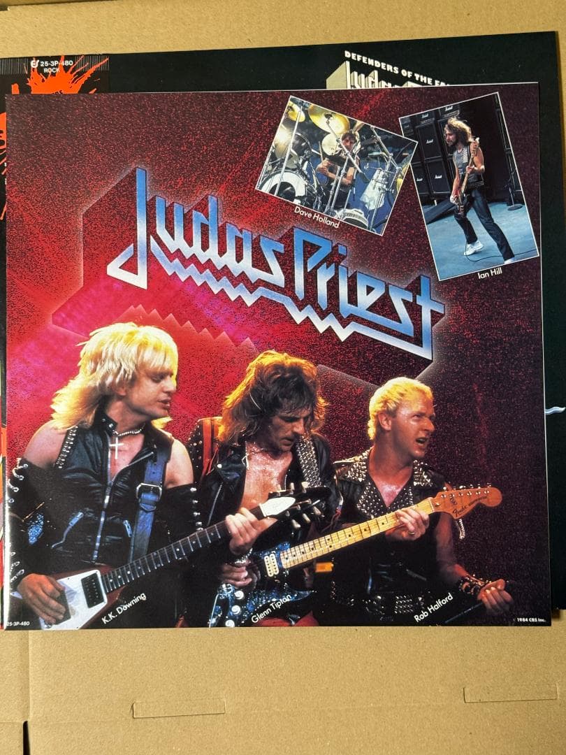 帯付き ＬＰレコード 中古 美品 現状品 背徳の掟 ジューダスプリースト