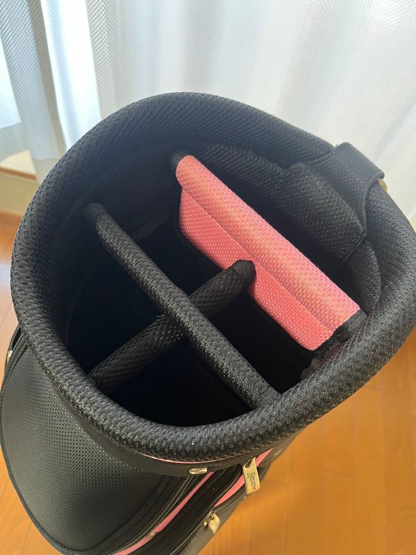 Srixon 黒/ピンク キャディバッグ