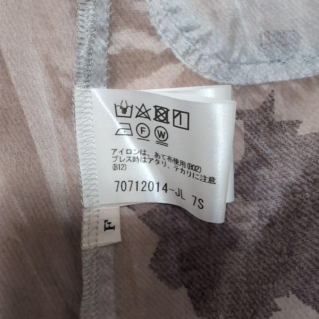 Chamois 花柄グレー レインコート