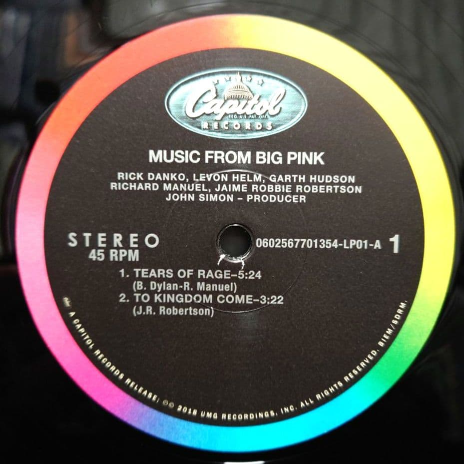 THE BAND / MUSIC FROM BIG PINK (2枚組重量盤)