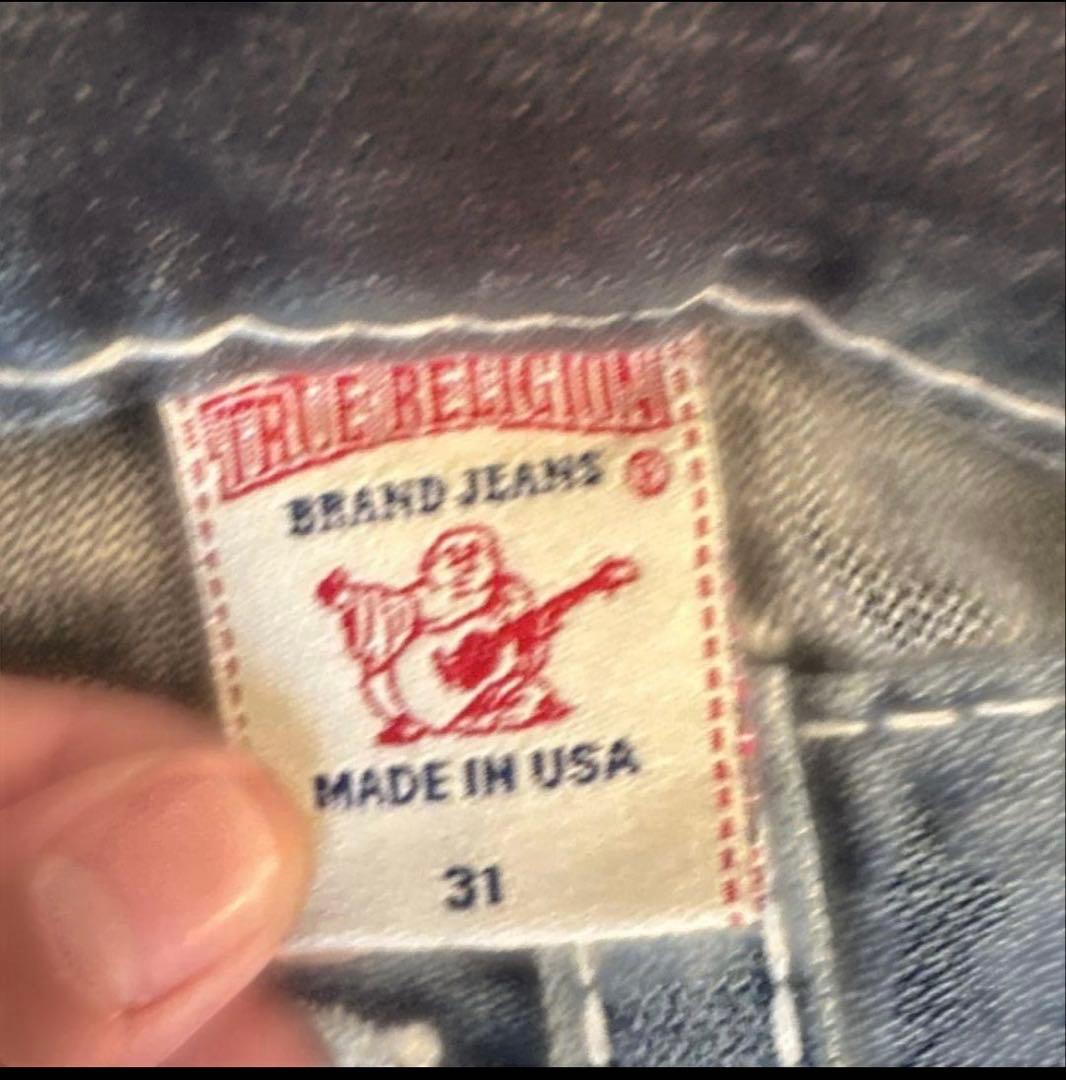 true religion デニム 31インチ 太ステッチ　激レア