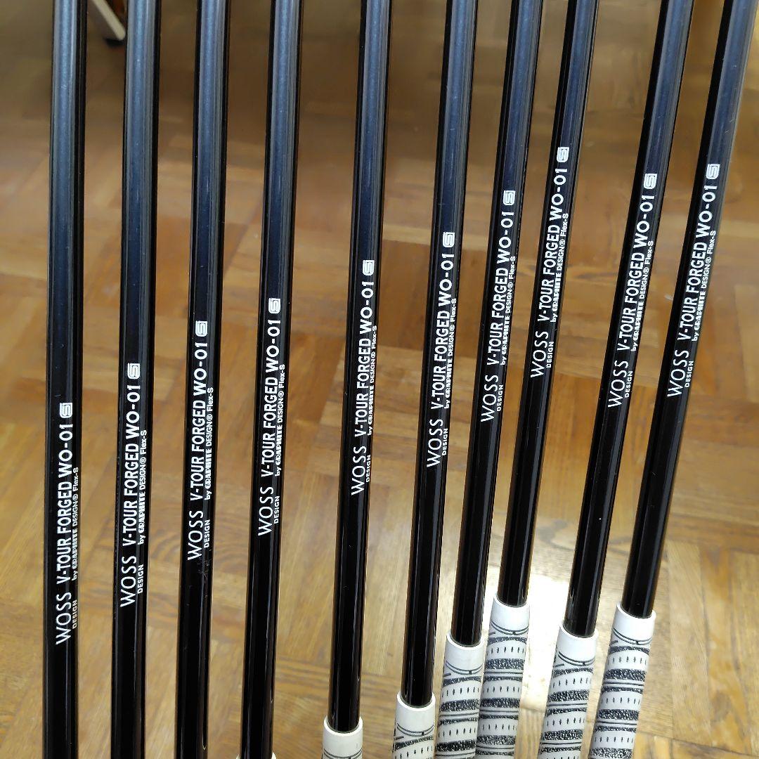 WOSS WO-01 V-TOUR FORGED アイアン10本 ジャンボ尾崎