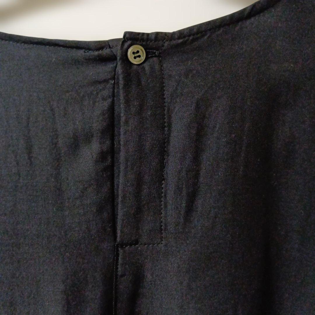 【新品】かぐれ キュプラコットンギャザー ワンピース(黒)