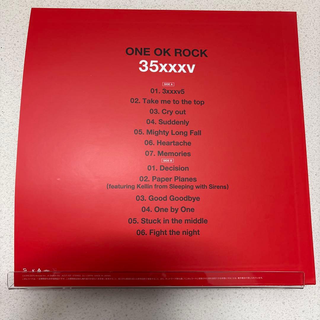 ONEOKROCK 35xxxv レコード