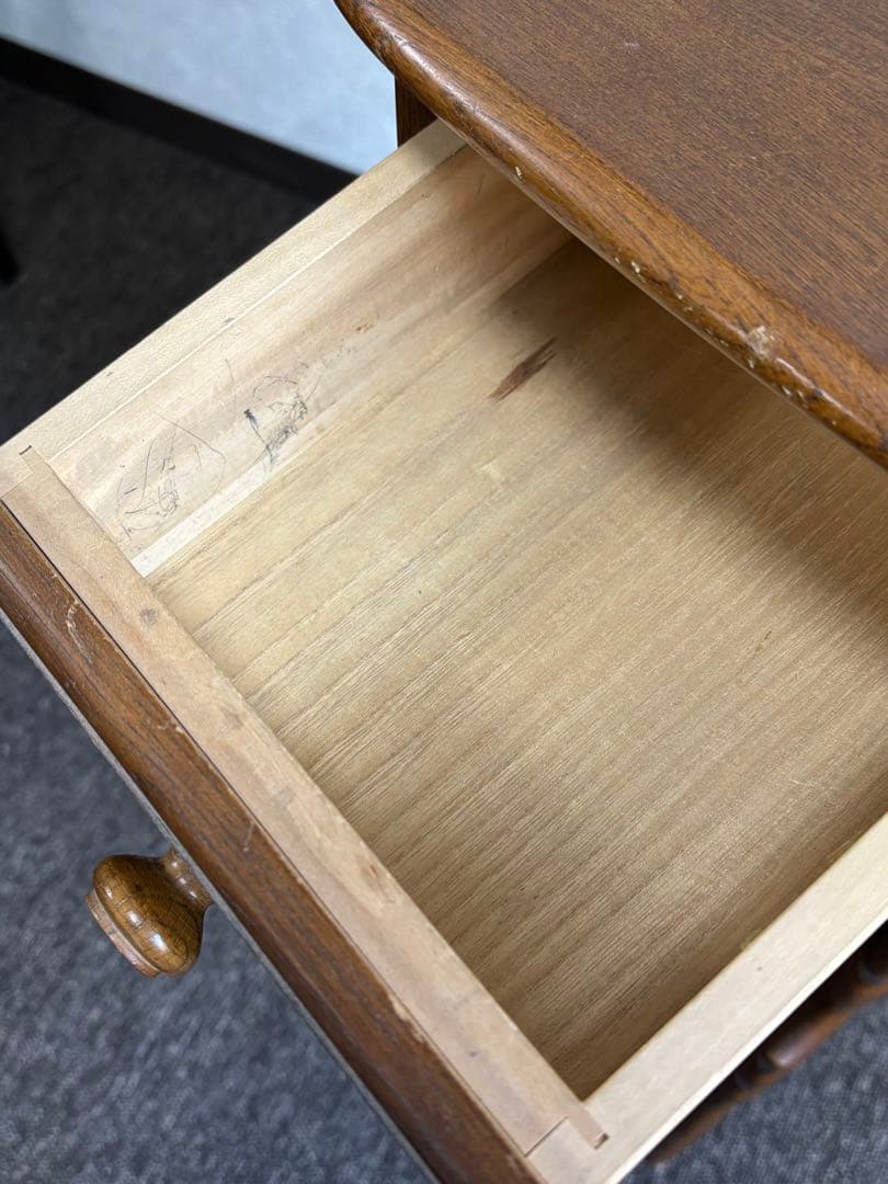 karimoku　カリモク　電話台　飾り棚　レトロ　ヴィンテージ