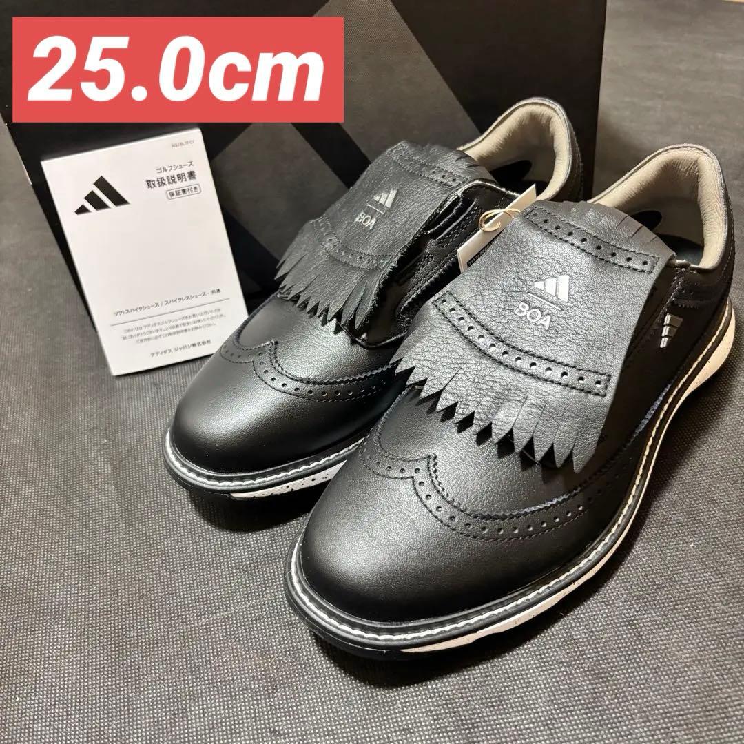 25cm adidas Golf MC87 BOA ゴルフシューズ ブラック