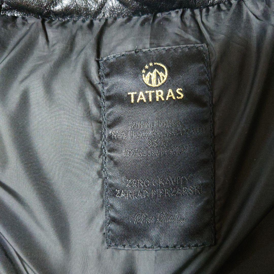 TATRAS ラムレザー ダウンベスト ブラック サイズ2