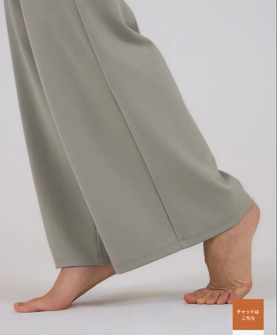 andar Airywinマキシワイドレギンス スペースグレー M（ロング）