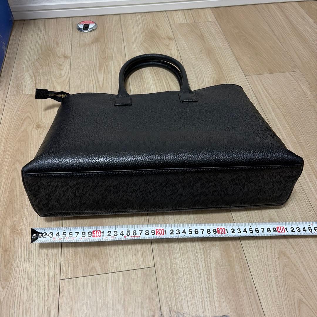 【極美品】ハッシュタグ HushTAGブラックレザートートバッグ
