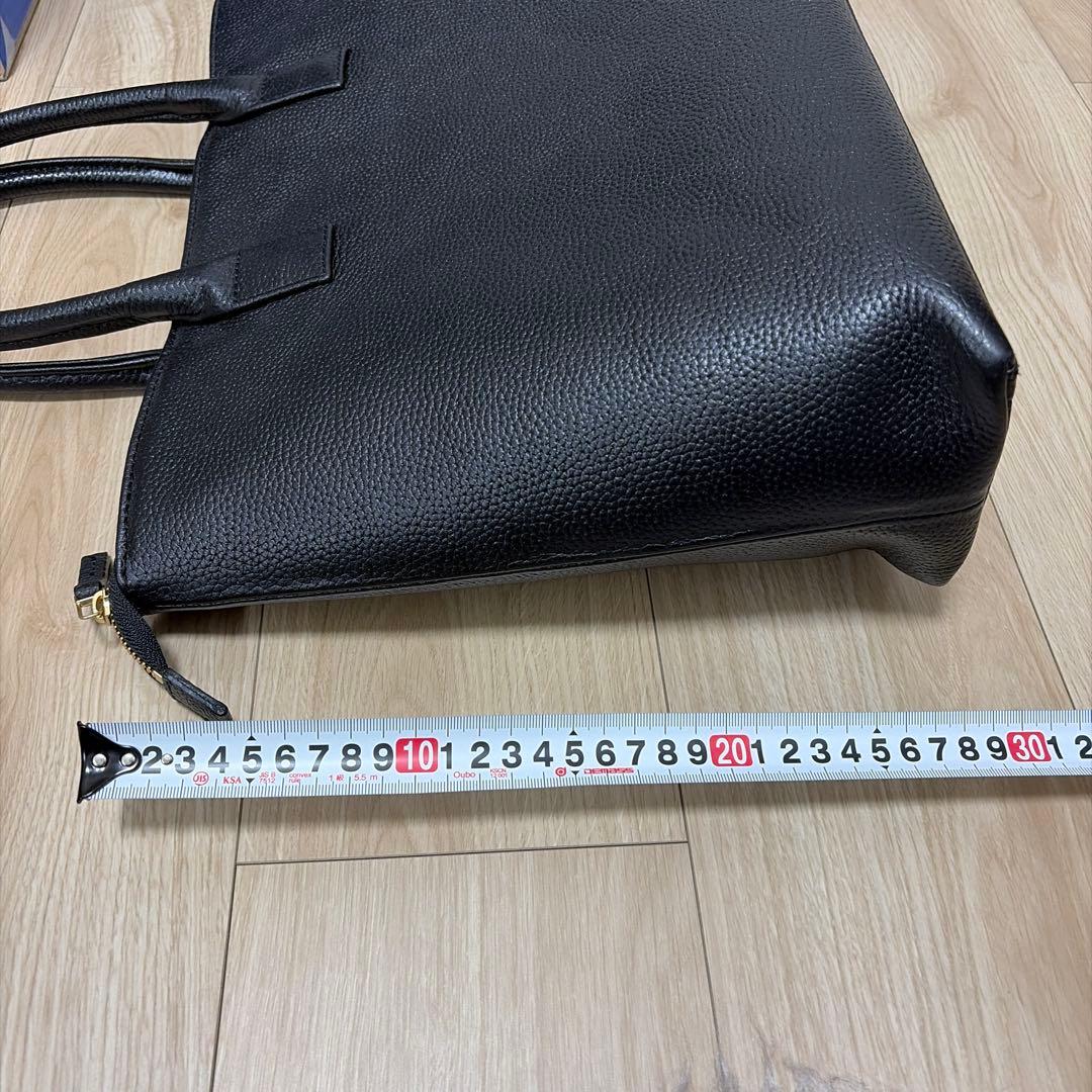 【極美品】ハッシュタグ HushTAGブラックレザートートバッグ