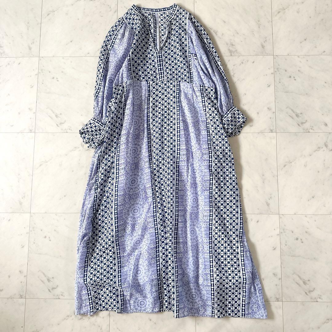 美品♪ジャーナルスタンダード モロッカンプリントヴィンテージライクワンピース