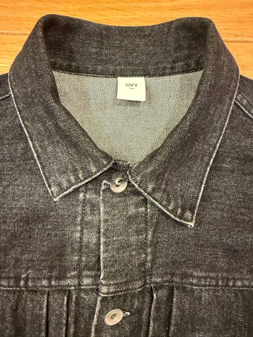 ジャケット・アウター OVY Black Washed 2nd Type Denim Jacket M