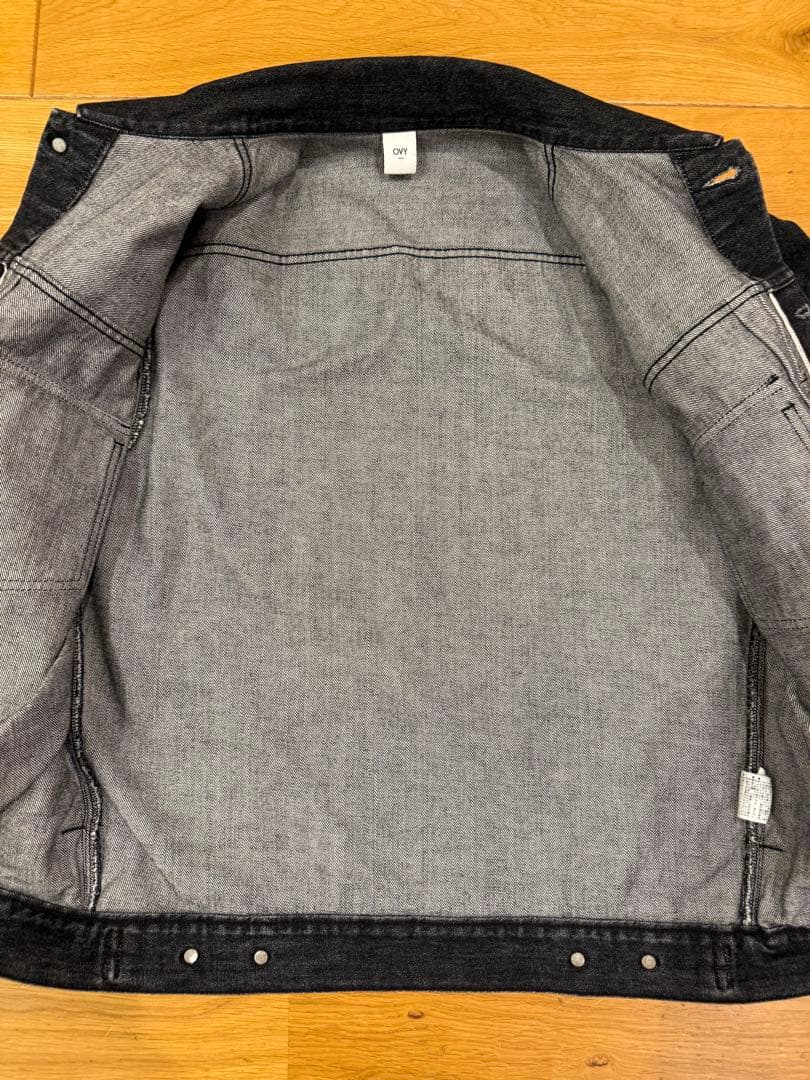 ジャケット・アウター OVY Black Washed 2nd Type Denim Jacket M
