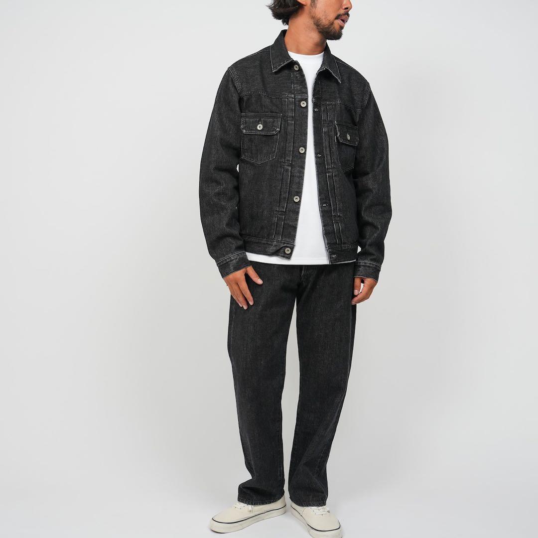 ジャケット・アウター OVY Black Washed 2nd Type Denim Jacket M
