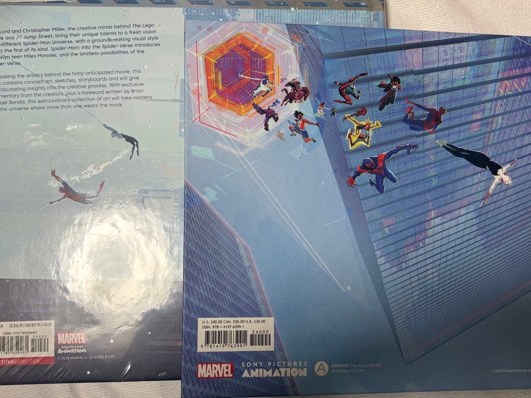 スパイダーバース　アートブック　2冊セット