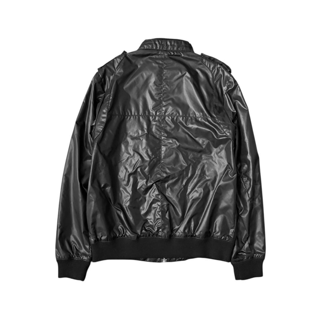 ジャケット・アウター 00s archive nylon zip riders jacket y2k