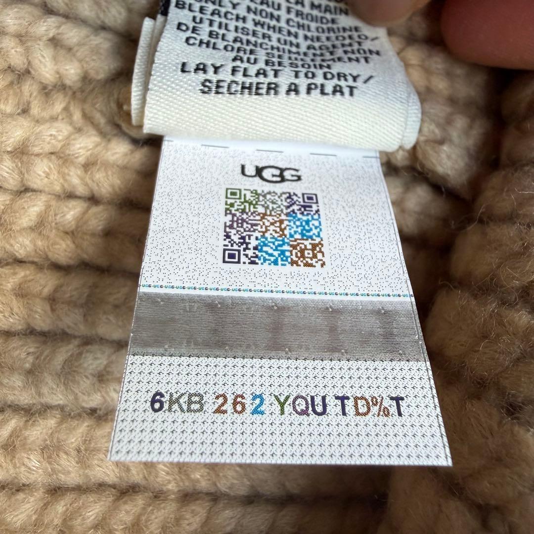 【UGG】ニット帽＆マフラーセット＊white pepper＊新品正規品