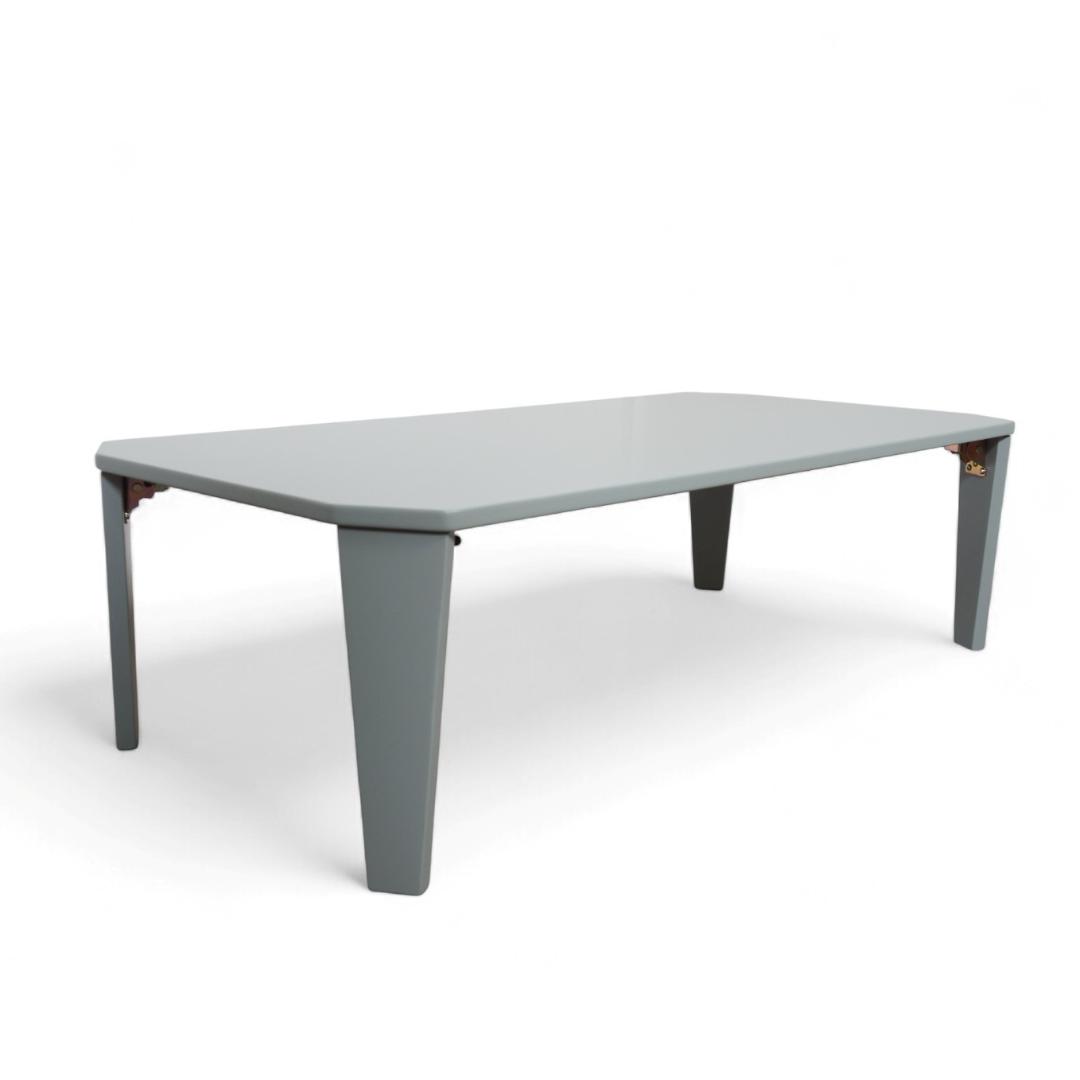 【新品・訳あり】 105cm 折りたたみ ローテーブル 角丸デザイン