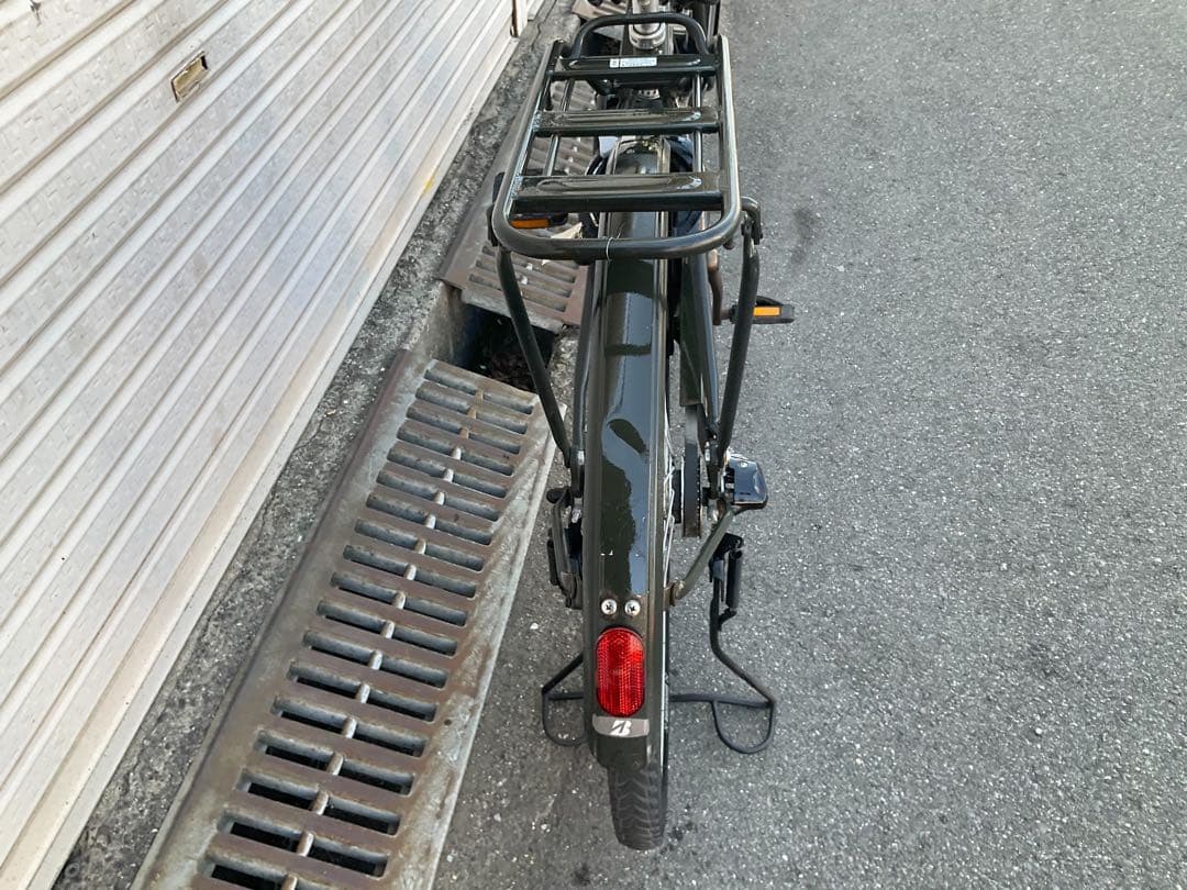 ブリヂストン新機種電動アシスト自転車STEP cruise26インチカーキ色