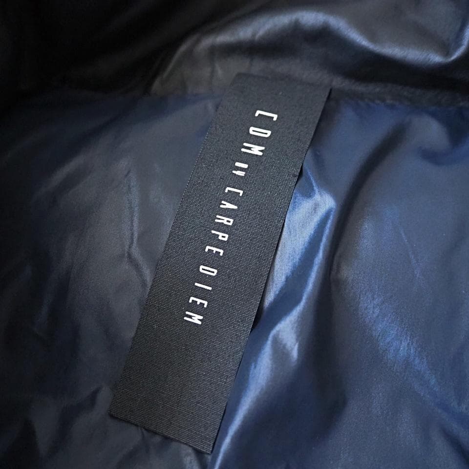 CDM BY CARPEDIEM ブラック 羊革 ダウンベスト L シープレザー