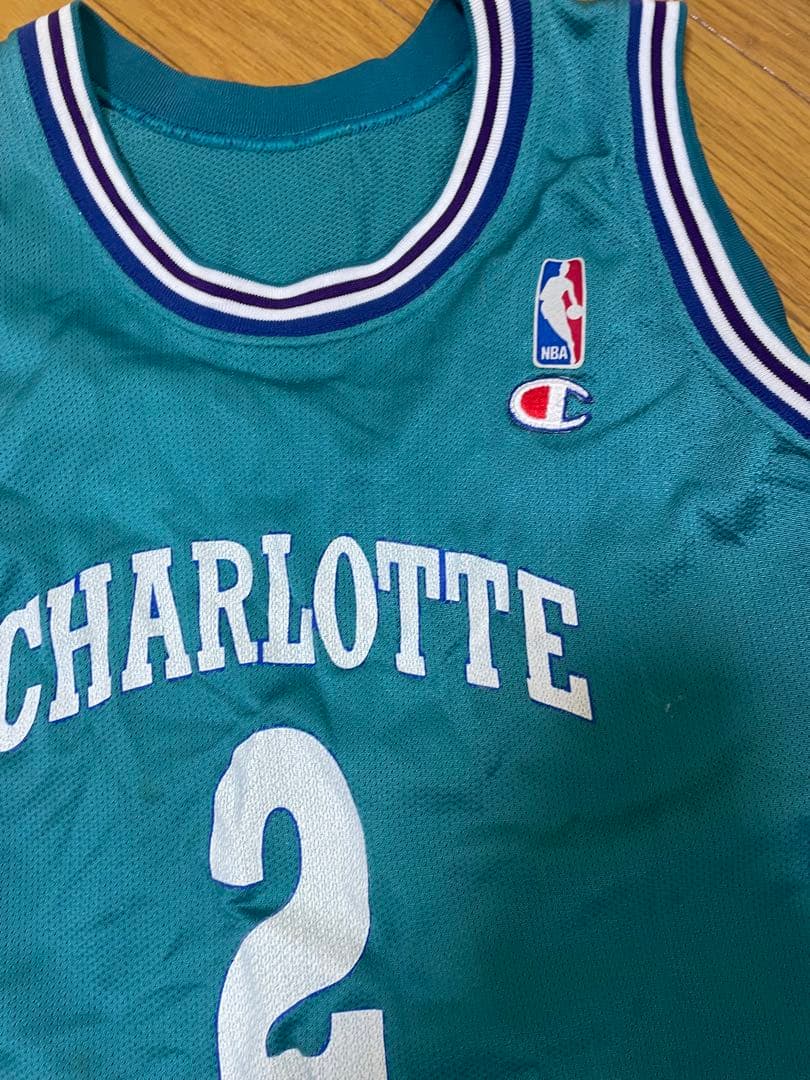 90s チャンピオン製　NBA シャーロット・ホーネッツ ユニフォームジョーダン