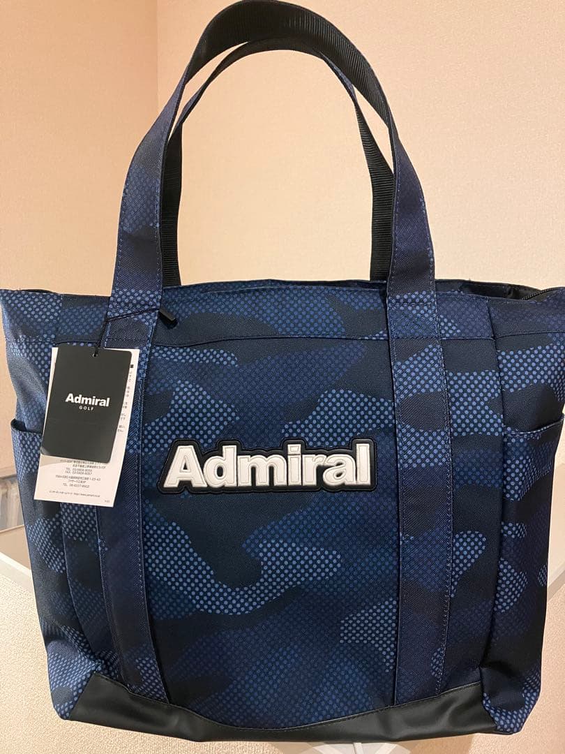 Admiral ネイビー迷彩 トートバッグ　スポーツバック　アウトドアなどに
