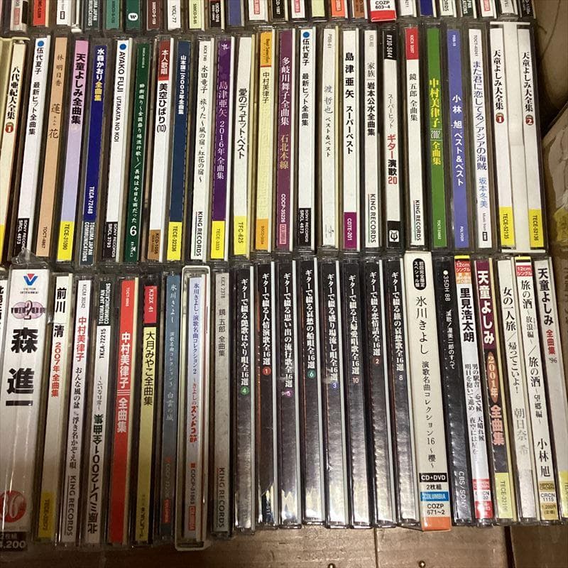 演歌　CD　大量【約100枚】 RF0509-8　森進一　氷川きよし　渡哲也