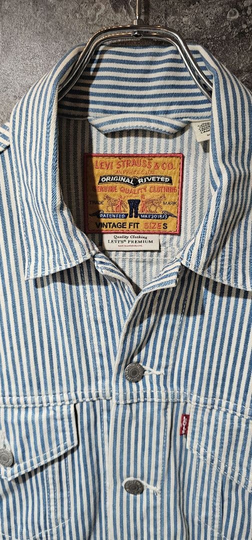 極美品✨Levi’s PREMIUM ストライプジャケットVintage FIT