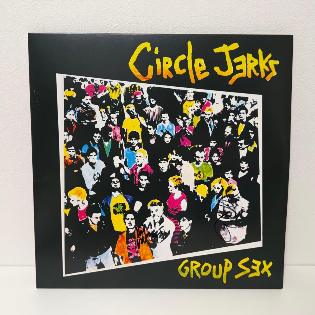 CIRCLE JERKS 直筆サイン入り アナログレコード LP 来日 即完売